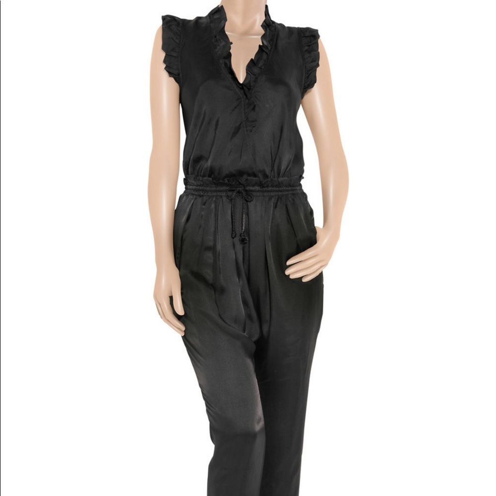 Sandro Ruffle Jumpsuit - Picture 4 of 4